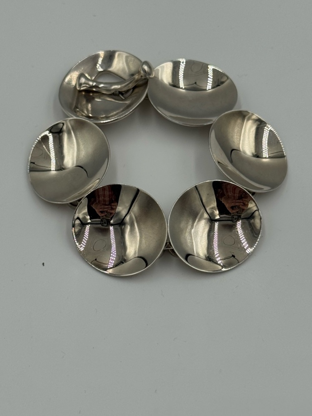 Robert Lee Morris (RLM Studio) 925 Silver 53g Disc Link Bracelet